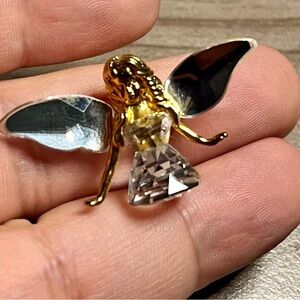 Gold and Silver Fairy Brooch